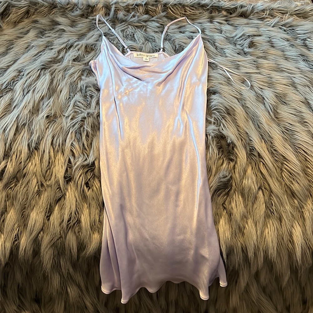 Dry goods lilac slip dress. size medium. Never worn